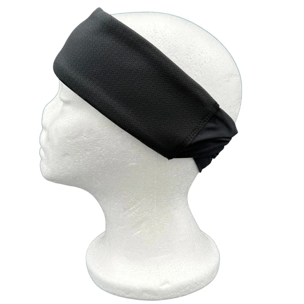 Under Armour Headband & Mitten Glove Set Women's‎ L/XL Black/Reflective Silver